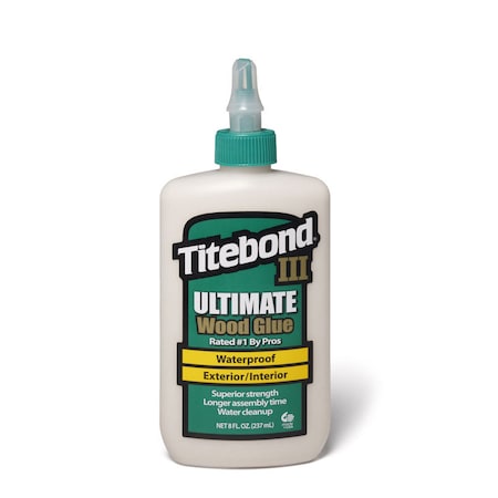 Titebond Titebond III Ultimate Tan Wood Glue 8 oz 1413